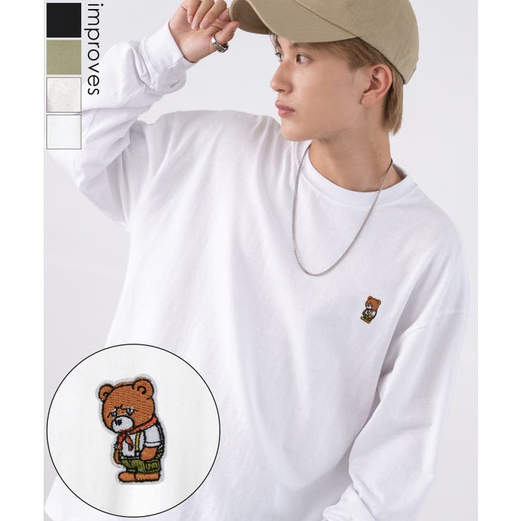 長袖Tシャツ メンズ SIDEWAY | improves | 詳細画像1 