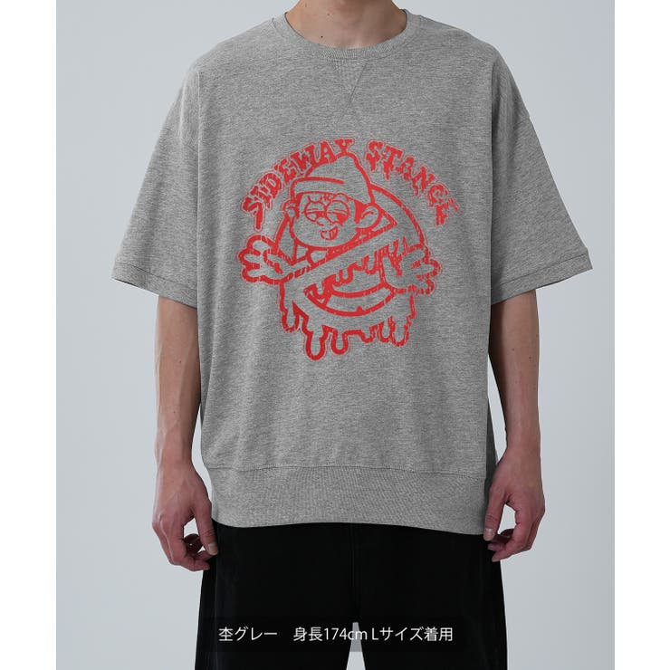 半袖トレーナーシャツ メンズ SIDEWAY[品番：IP000006478
