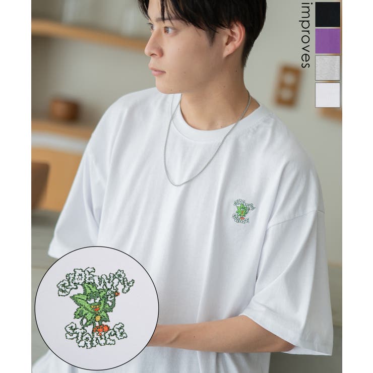 半袖Tシャツ メンズ SIDEWAY | improves | 詳細画像1 