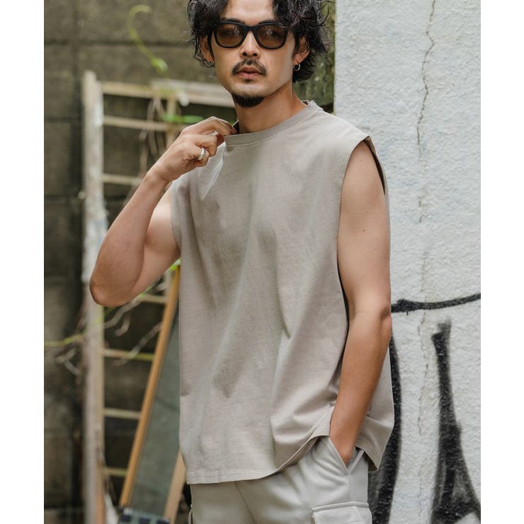 ベージュ | Tシャツ メンズ SIDEWAY | improves
