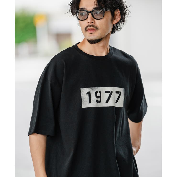 UNISEX][半袖ver]ストリートオーバーフィットスプレープリントT