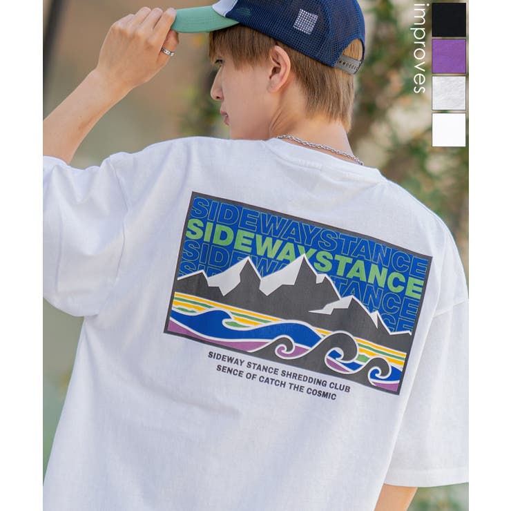 半袖Tシャツ メンズ SIDEWAY | improves | 詳細画像1 