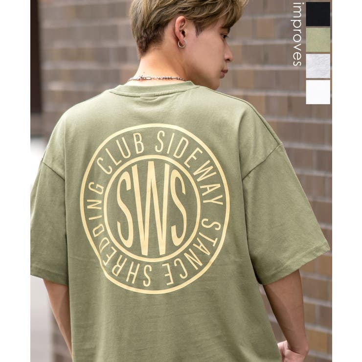 半袖Tシャツ メンズ SIDEWAY | improves | 詳細画像1 