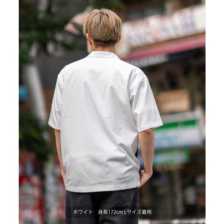 半袖シャツ メンズ 刺しゅうデザイン[品番：IP000006738