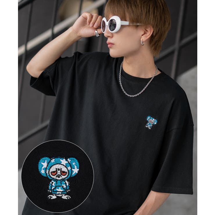 ブラック | 半袖Tシャツ メンズ SIDEWAY | improves