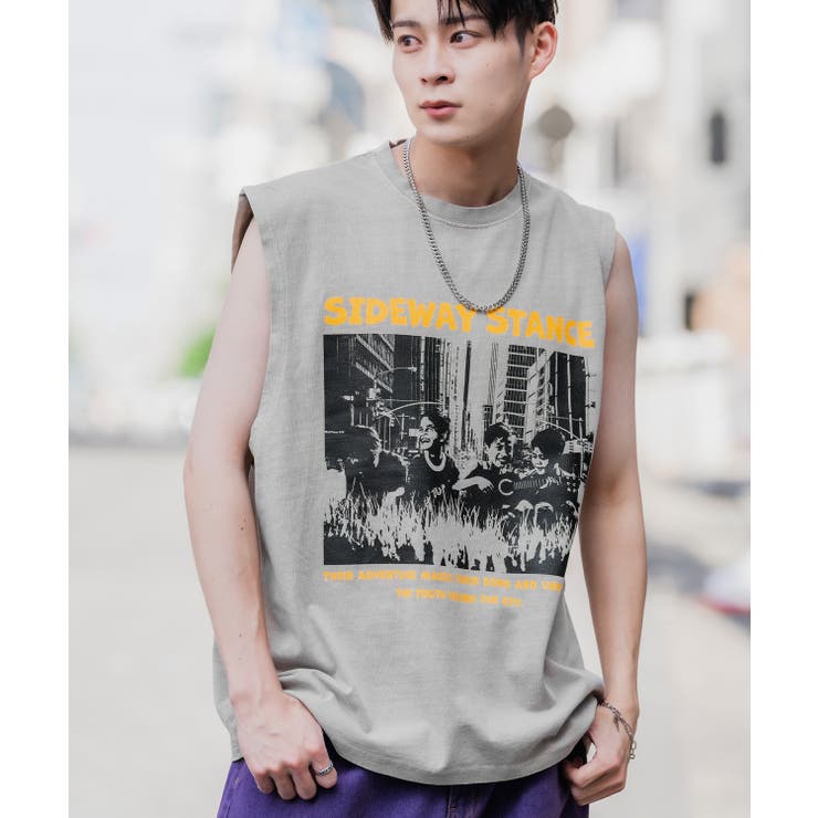 ベージュ | Tシャツ メンズ SIDEWAY | improves