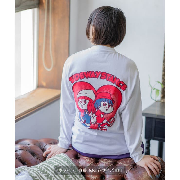 長袖Tシャツ レディース SIDEWAY | improves | 詳細画像8 
