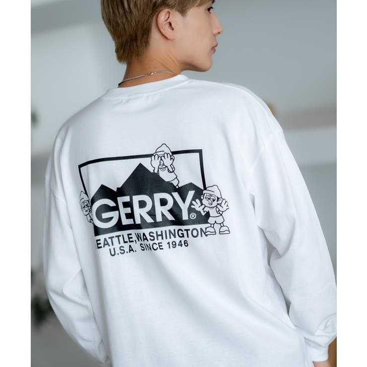 ホワイト | 長袖Tシャツ メンズ GERRY×SIDEWAY | improves