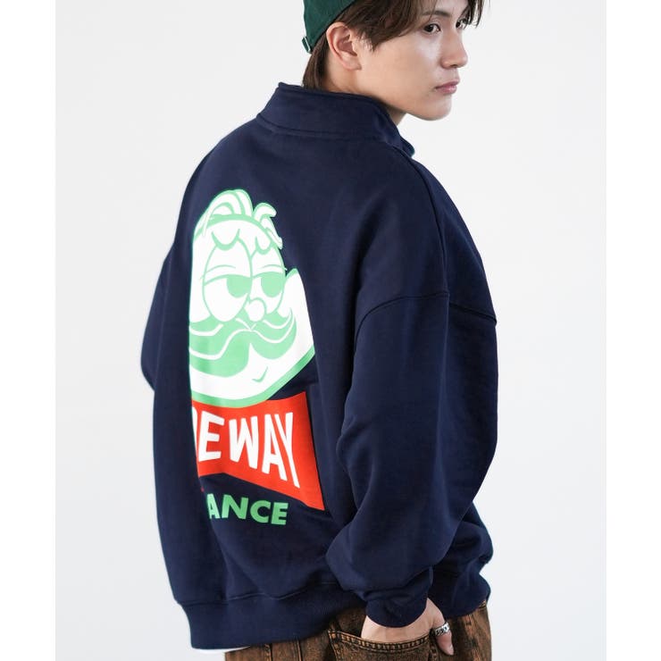 ネイビー | トレーナー メンズ SIDEWAY | improves
