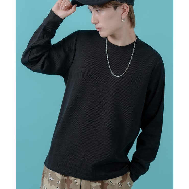 ブラック | 長袖Tシャツ メンズ レディース | improves