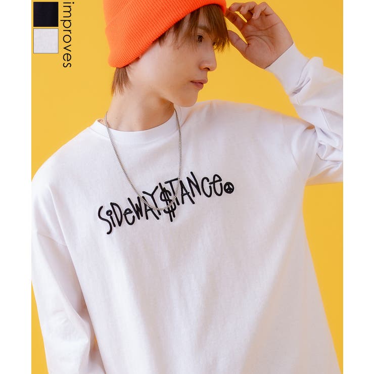長袖Tシャツ メンズ SIDEWAY | improves | 詳細画像1 