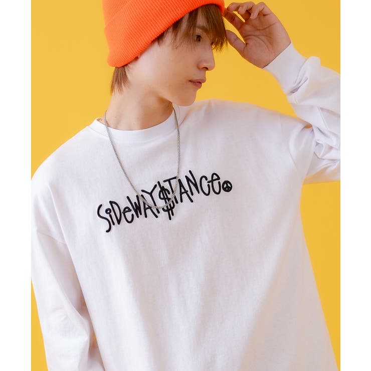 ホワイト | 長袖Tシャツ メンズ SIDEWAY | improves