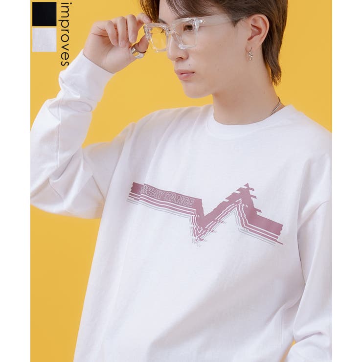 長袖Tシャツ メンズ SIDEWAY | improves | 詳細画像1 