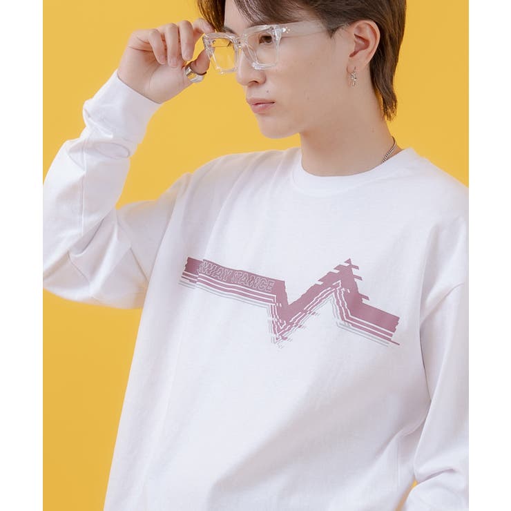ホワイト | 長袖Tシャツ メンズ SIDEWAY | improves