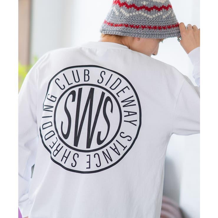 ホワイト | 長袖Tシャツ メンズ SIDEWAY | improves