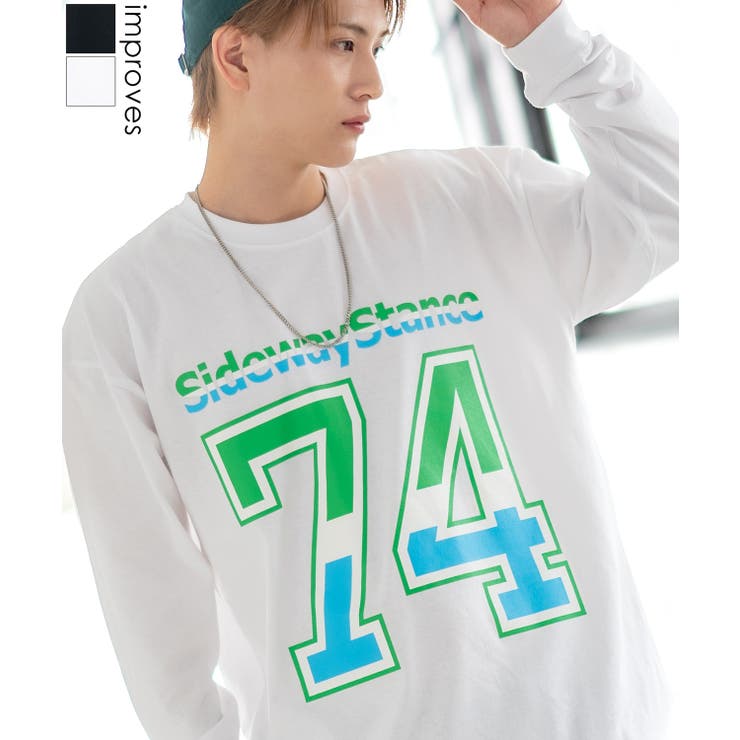 長袖Tシャツ メンズ SIDEWAY | improves | 詳細画像1 