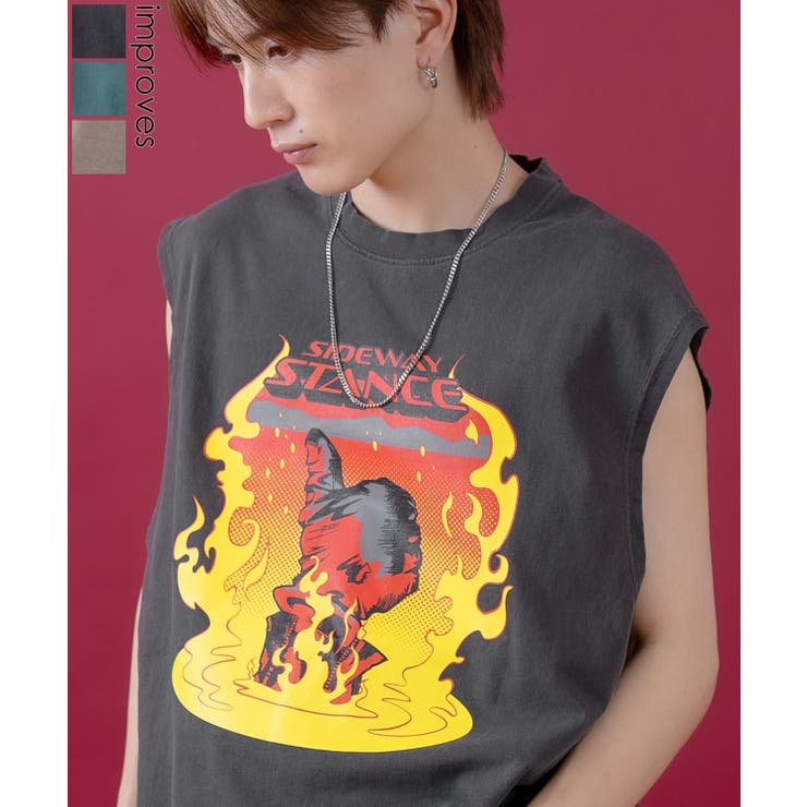 Tシャツ メンズ SIDEWAY | improves | 詳細画像1 