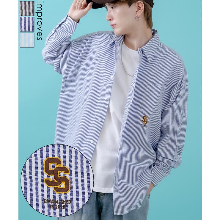 長袖シャツ メンズ サイドウェイスタンス | improves | 詳細画像1 