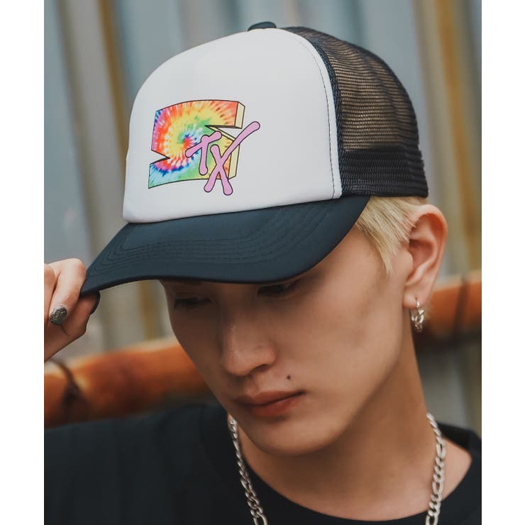 ブラック×ホワイト | メッシュキャップ メンズ 帽子 | improves