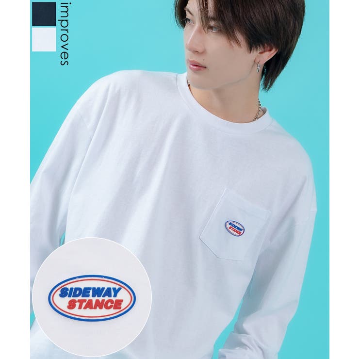 長袖Tシャツ メンズ SIDEWAY | improves | 詳細画像1 