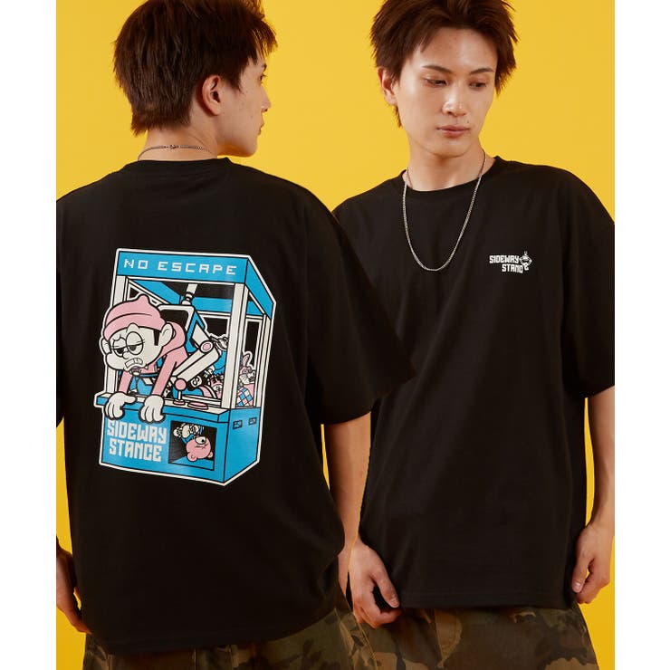 ブラック | Tシャツ メンズ SIDEWAY | improves