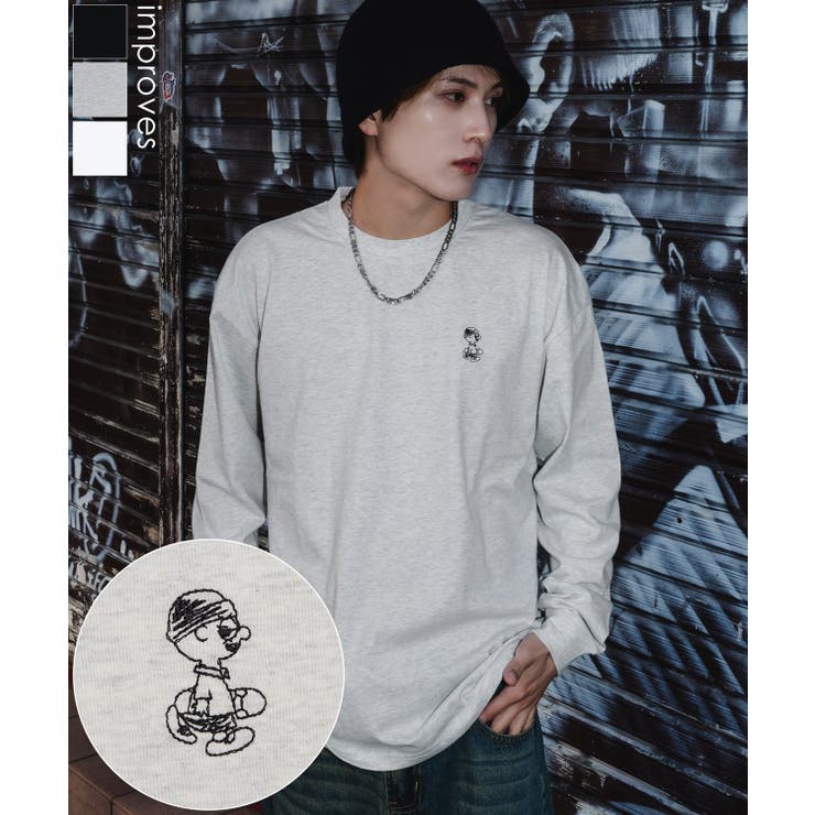 長袖Tシャツ メンズ SIDEWAY | improves | 詳細画像1 