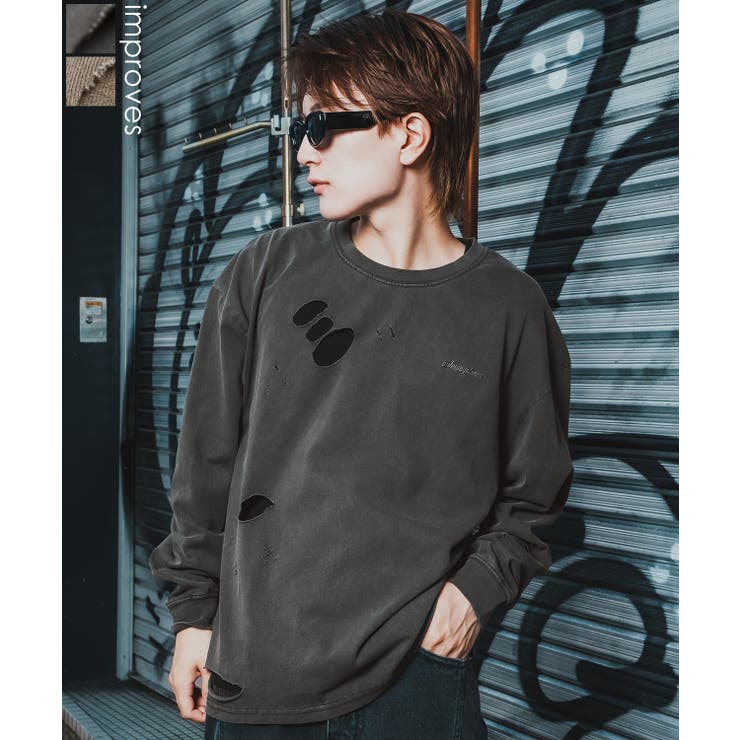長袖Tシャツ メンズ レディース | improves | 詳細画像1 