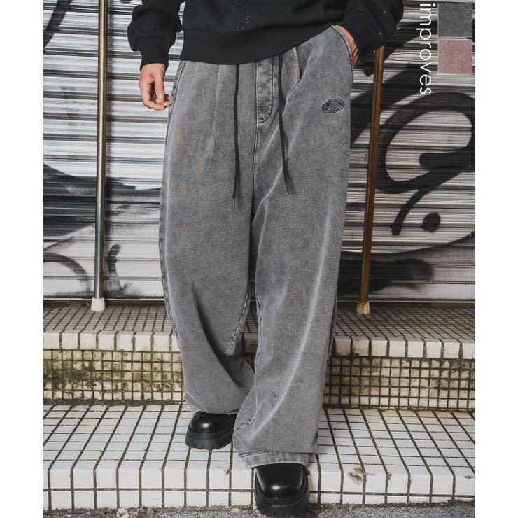 ワイドパンツ メンズ SIDEWAY | improves | 詳細画像1 
