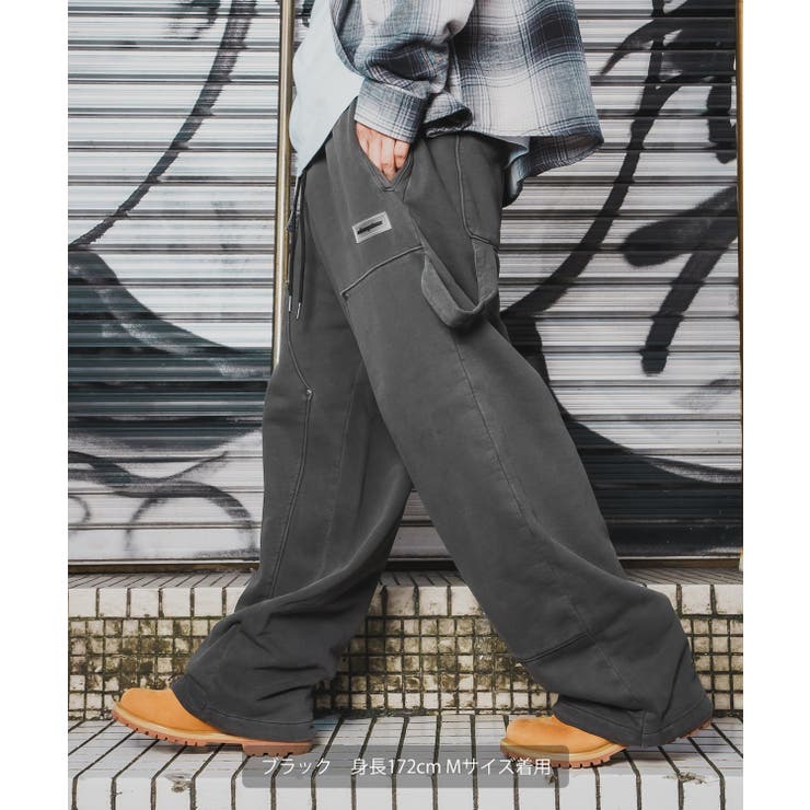 ワイドパンツ メンズ SIDEWAY | improves | 詳細画像12 