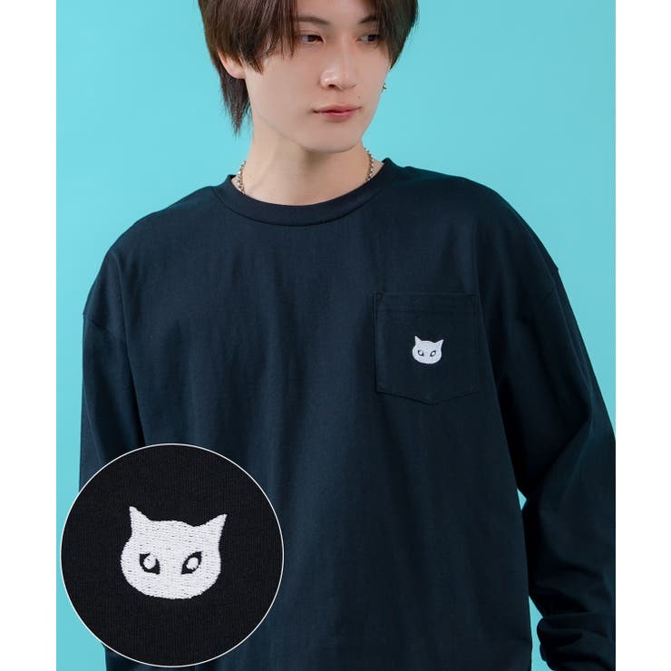 ブラック | 長袖Tシャツ メンズ SIDEWAY | improves