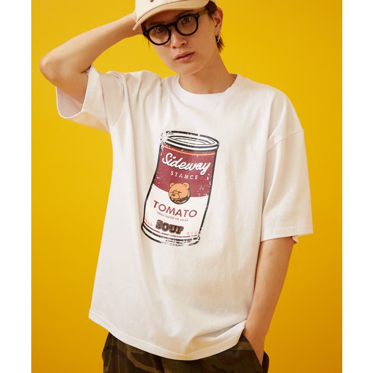 ホワイト | Tシャツ メンズ SIDEWAY | improves