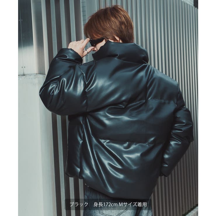 ダウンジャケット メンズ シンセティックレザー | improves | 詳細画像5 