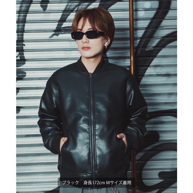 ブルゾン メンズ シンセティックレザー | improves | 詳細画像3 