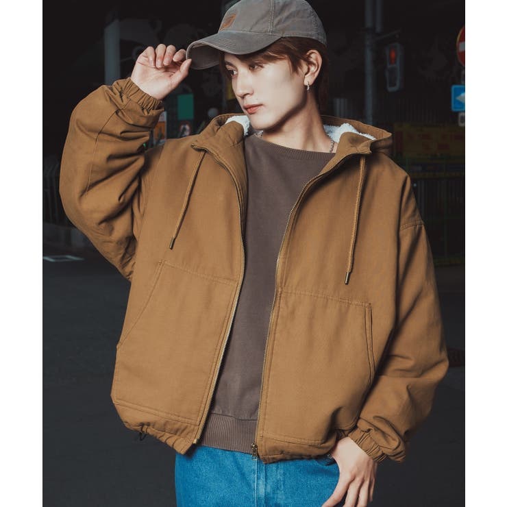 キャメル | パーカー メンズ ダック | improves