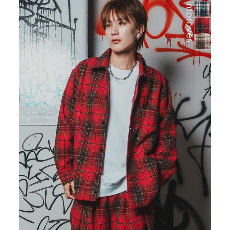 カバーオール メンズ チェック柄 | improves | 詳細画像1 