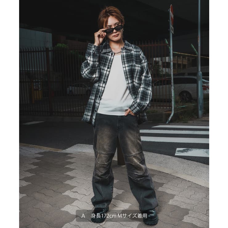 カバーオール メンズ チェック柄 | improves | 詳細画像5 
