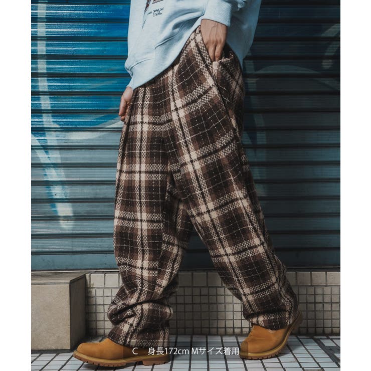 ワイドパンツ メンズ チェック柄 | improves | 詳細画像9 