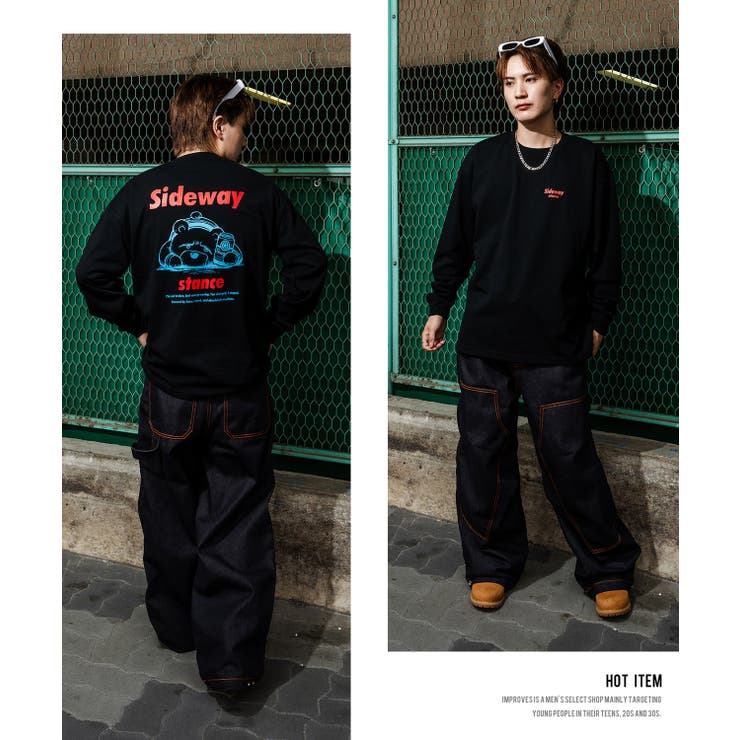 長袖Tシャツ メンズ SIDEWAY | improves | 詳細画像12 