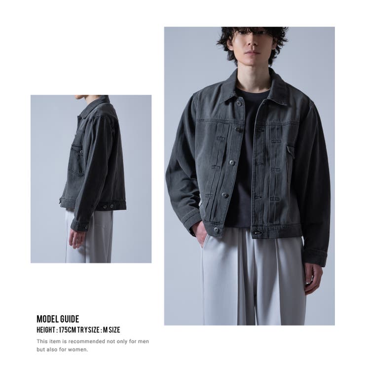 デニムジャケット メンズ ショート丈 | improves | 詳細画像16 