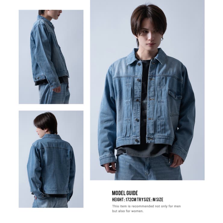 デニムジャケット メンズ ショート丈 | improves | 詳細画像3 