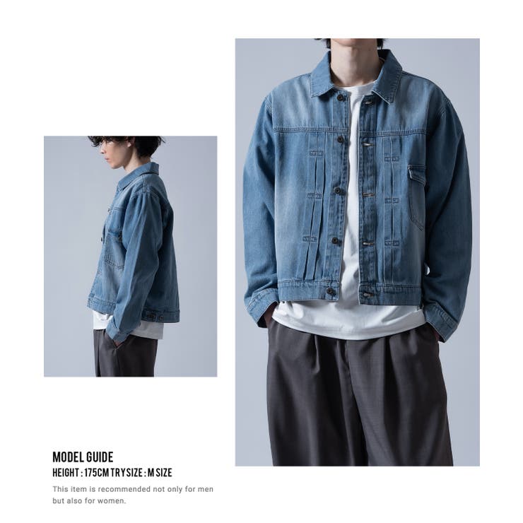 デニムジャケット メンズ ショート丈 | improves | 詳細画像4 