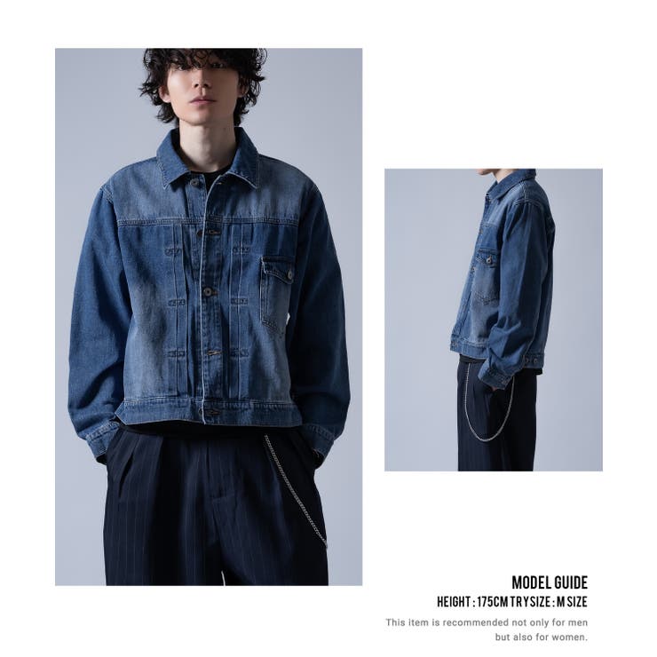 デニムジャケット メンズ ショート丈 | improves | 詳細画像8 
