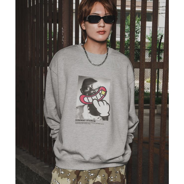 杢グレー | トレーナー メンズ SIDEWAY | improves