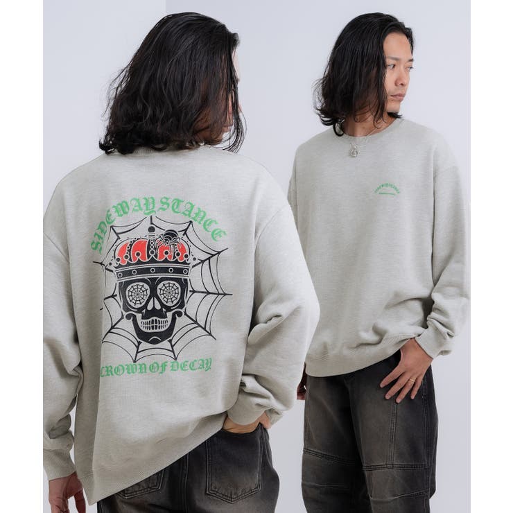 杢グレー | トレーナー メンズ SIDEWAY | improves