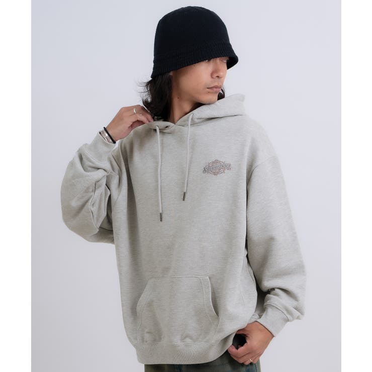 杢グレー | パーカー メンズ SIDEWAY | improves