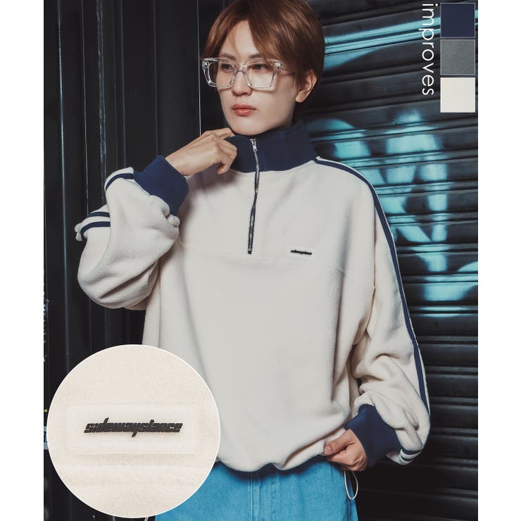 フリースプルオーバー メンズ レディース | improves | 詳細画像1 