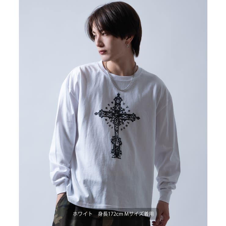 長袖Tシャツ メンズ クロス | improves | 詳細画像7 
