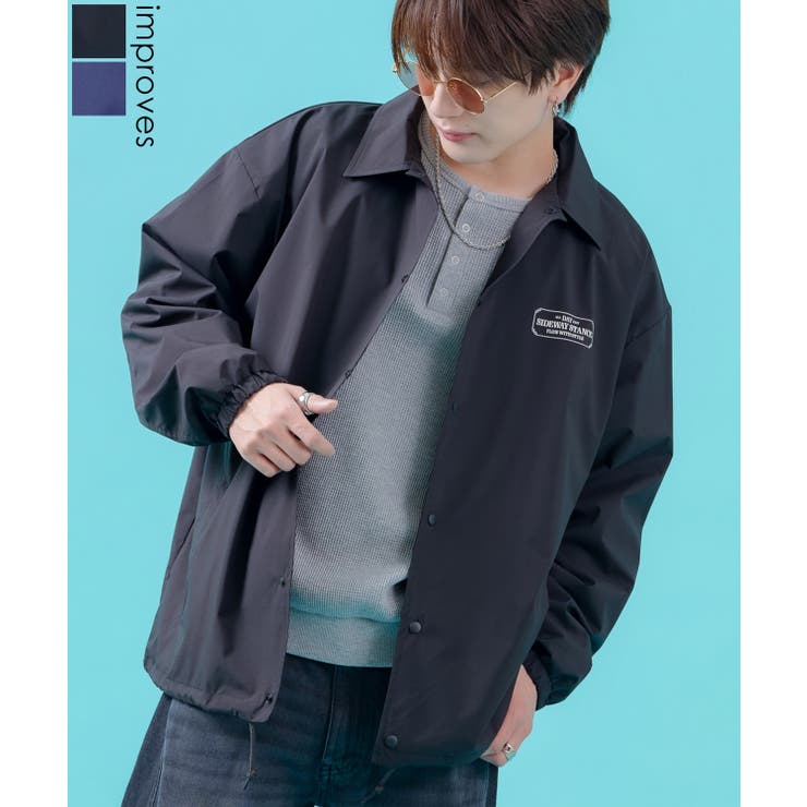 コーチジャケット メンズ SIDEWAY | improves | 詳細画像1 