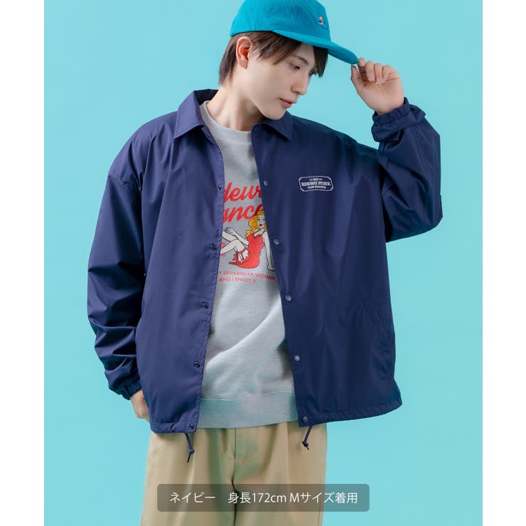 コーチジャケット メンズ SIDEWAY | improves | 詳細画像10 