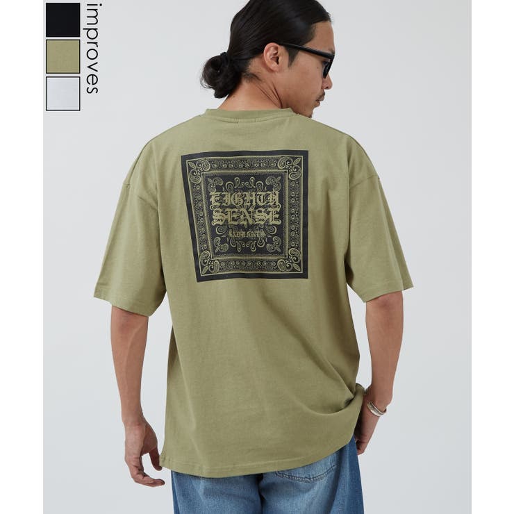 半袖Tシャツ メンズ SIDEWAY | improves | 詳細画像1 